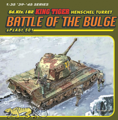 King Tiger - Henschel Turret - Battle of the Bulge - sPzAbt 501 - 1/35