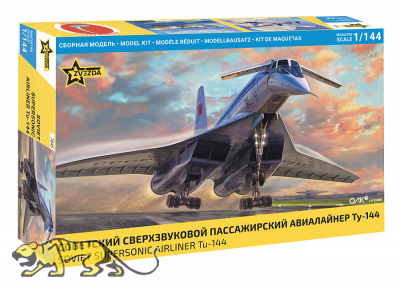 Tupolev Tu-144 - Soviet Supersonic Airliner - 1/144