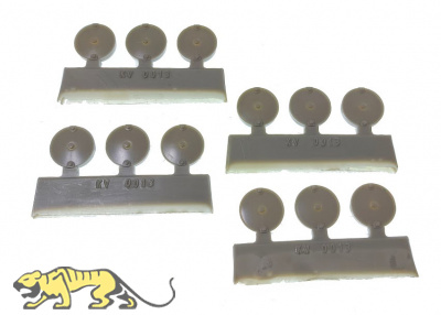 Nabendeckel für Laufrollen Tamiya KV-1 / KV-2 - 1:16