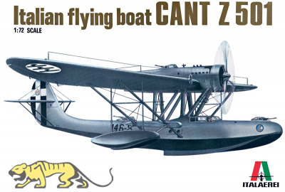 CANTZ Z 501 - Italian Flying Boat - Vintage Collection - 1/72
