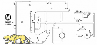 M Teile (M2-M7) für Tamiya Leopard 2A7V – 56046 / 56047 - 1/16