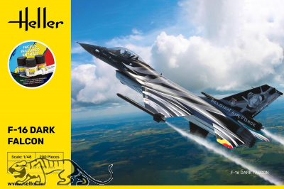 STARTER KIT F-16 Dark Falcon - 1/48