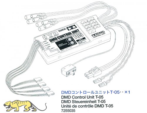 DMD Kontroll Einheit T-05 für Tamiya Sherman (56014) 1:16