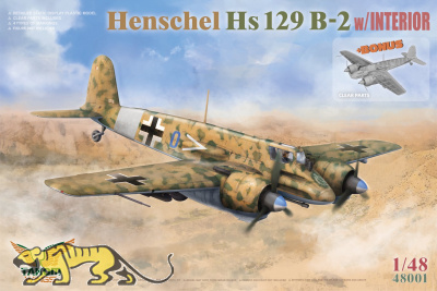 Henschel Hs 129 B-2 - with Interior Details - 1/48