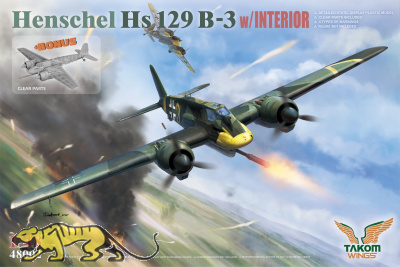 Henschel Hs 129 B-3 - with Interior Details - 1/48