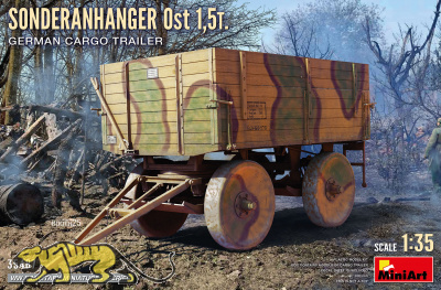 Sonderanhänger Ost 1,5t - German Cargo Trailer - 1:35