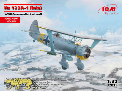Henschel Hs 123A-1 (late) - German Attack Aircraft - 1:32