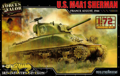 US M4A1 Sherman - Frankreich 1944 - 1:72