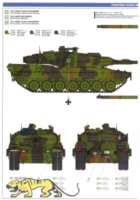 Finishing Guide for Tamiya Leopard 2A7V 56046 / 56047 - 1/16