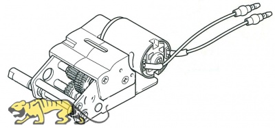 Gearbox R for Tamiya Tiger I (56010) 1:16