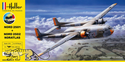 STARTER KIT Nord 2501 + Nord 2502 - Noratlas - Twin Set - 1:72