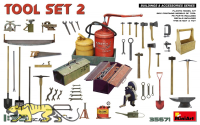 Tool Set 2 / Werkzeug Set 2 - 1:35