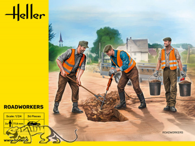 Road Workers / Bauarbeiter - 1:24