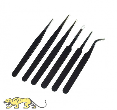 Tweezer Set - Basic - 6 Tweezers