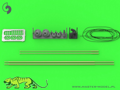 Antenna Comrod VHF3088VM - used on Leopard 2 A7V and other vehicles (2pcs) - TILTED version - 1/16