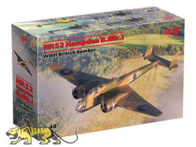 Handley Page 52 Hampden B - Mk. I - WWII British bomber - 1:48