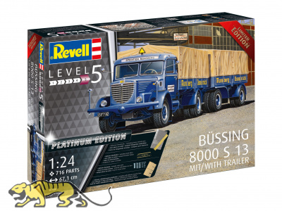 Büssing 8000 S 13 mit Anhänger - Platinum Edition - B-Ware - 1:24