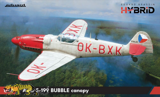 Avia S-199 - Bubble Canopy - Brassin Hybrid - 1/48