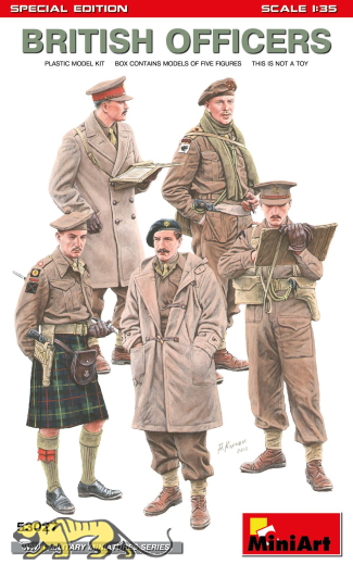 Britische Offiziere / British Officers - Special Edition - 1:35