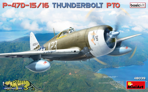 P-47D 15/16 - Thunderbolt - Pacific Theatre of Operations / PTO - Basic Kit - 1/48