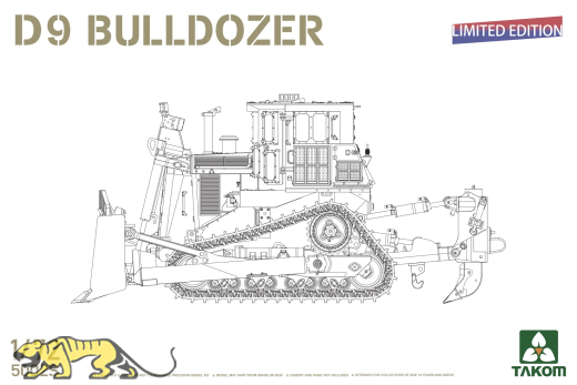D9 Bulldozer - Limited Edition - 1:72