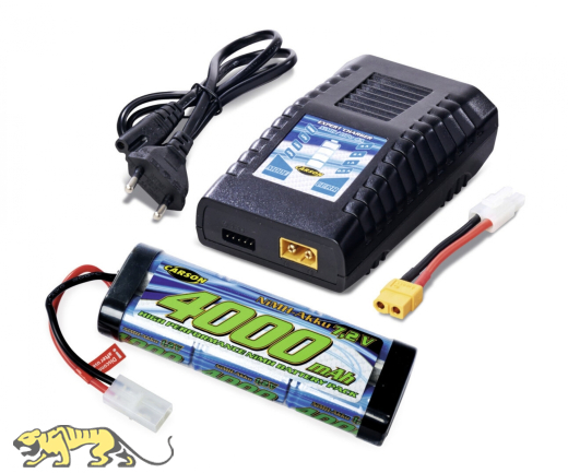 Expert Charger NiMH/LiPo 4A Set mit 4000 mAh Akku