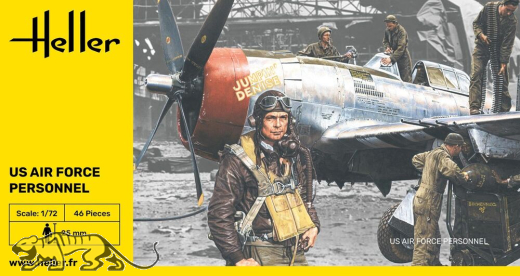 US Air Force Personnel – Pilots & Ground Crew - 1:72