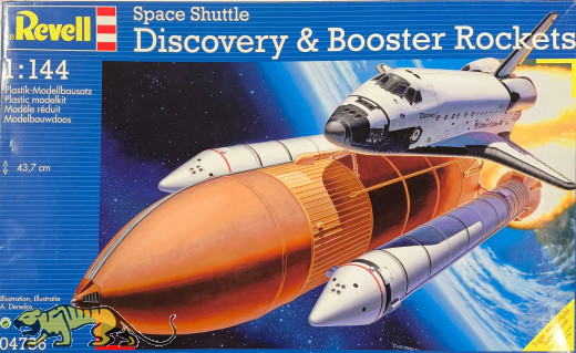 Space Shuttle Discovery & Booster Rockets - Rarität - 1:144