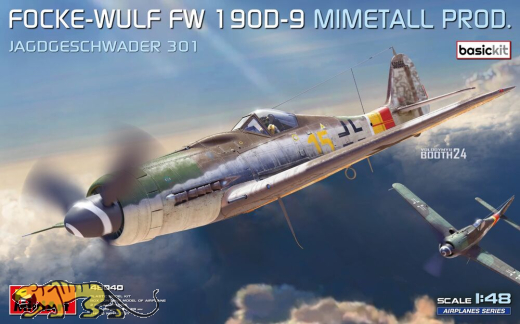Focke-Wulf Fw 190D-9. Mimetall Production - Basic Kit - Jagdgeschwader 301 - 1:48