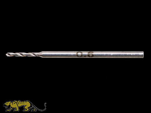Fine Pivot Drill Bit - 0,6mm with 1,0mm Shank Diameter