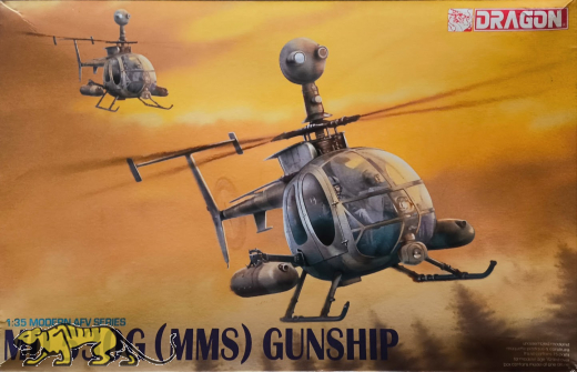 MD 530G (MMS) Gunship - Rarität - 1:35