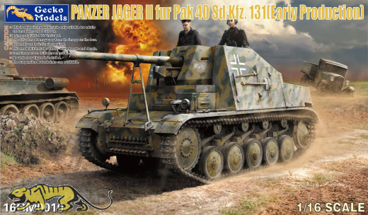 Panzerjäger II für Pak 40 - Marder II - Sd.Kfz. 131 - Early Production - 1:16