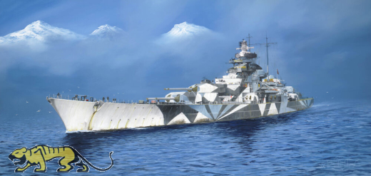 German Kriegsmarine Battleship Tirpitz - 1/200