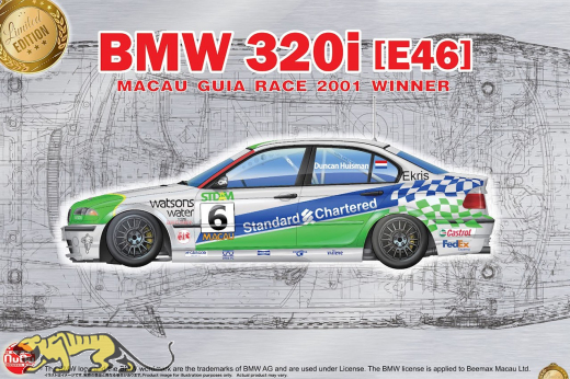 BMW 320i E46 Touring - Macau 2001 Winner - Limited Edition - 1:24
