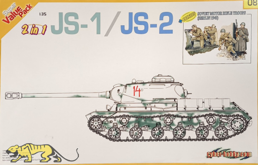 JS-1 / JS-2 + Soviet Motor Rifle Troops Berlin 1945 - Rarität - 1:35