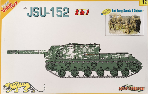 JSU-152 - 3in1 + Red Army Scouts & Snipers - Rarität - 1:35
