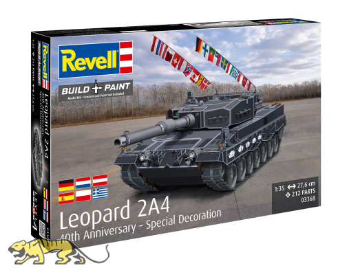 Leopard 2A4 - 40th Anniversary - Special Decoration - 1:35