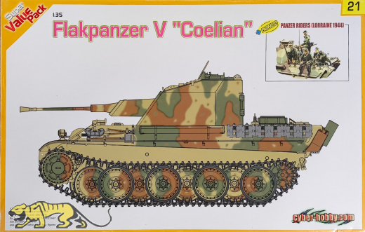 Flakpanzer V Coelian + Panzer Riders (Lorraine 1944) - Rarität - 1:35