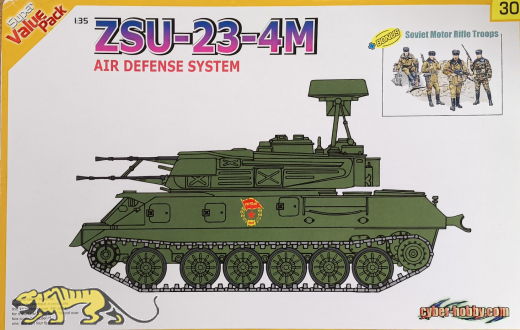 ZSU-23-4M Air Defense System + Soviet Motor Rifle Troops - Rarität - 1:35