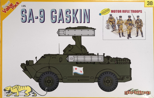 SA-9 Gaskin + Soviet Motor Rifle Troops - Rarität - 1:35