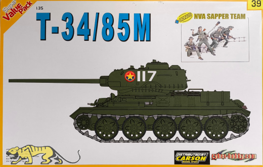T-34/85M + NVA Sapper Team - Rarität - 1:35
