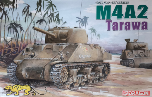 M4A2 Sherman Tarawa - Rarität - 1:35
