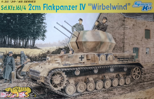 2cm Flakpanzer IV Wirbelwind - Rarität - 1:35