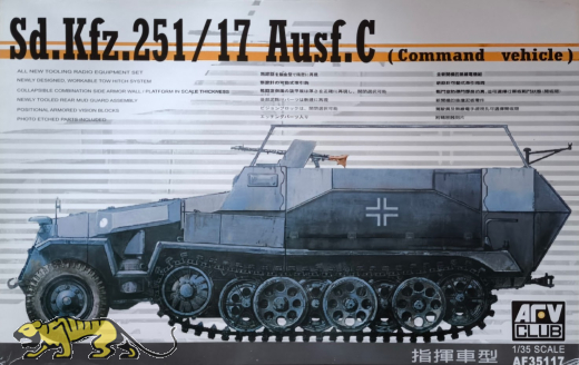 German Sd.Kfz. 251/17 Ausf. C - Command Vehicle - Rarität - 1:35