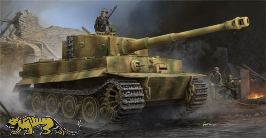Panzerkampfwagen Tiger I Ausf. E - Late Production with Zimmerit - 1:35