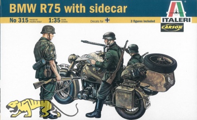 BMW R75 mit Beiwagen - B-Ware - 1:35