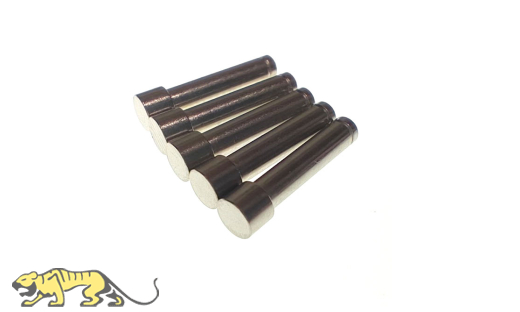 Bump stop shaft / damper shaft x5 (MS1 / MA12) for Tamiya Leopard 2A6 / Leopard 2A7V - 1/16