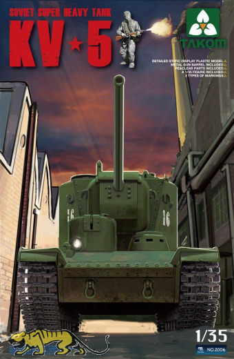 Soviet Super Heavy Tank KV-5 - 1:35