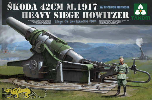 Skoda 42cm M.1917 - 42cm Haubitze (t) - Belagerung von Sevastopol 1942 - 1:35