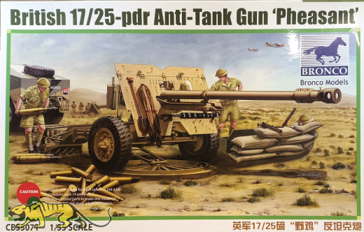 British 17/25 pdr Anti-Tank Gun Pheasant - 1:35